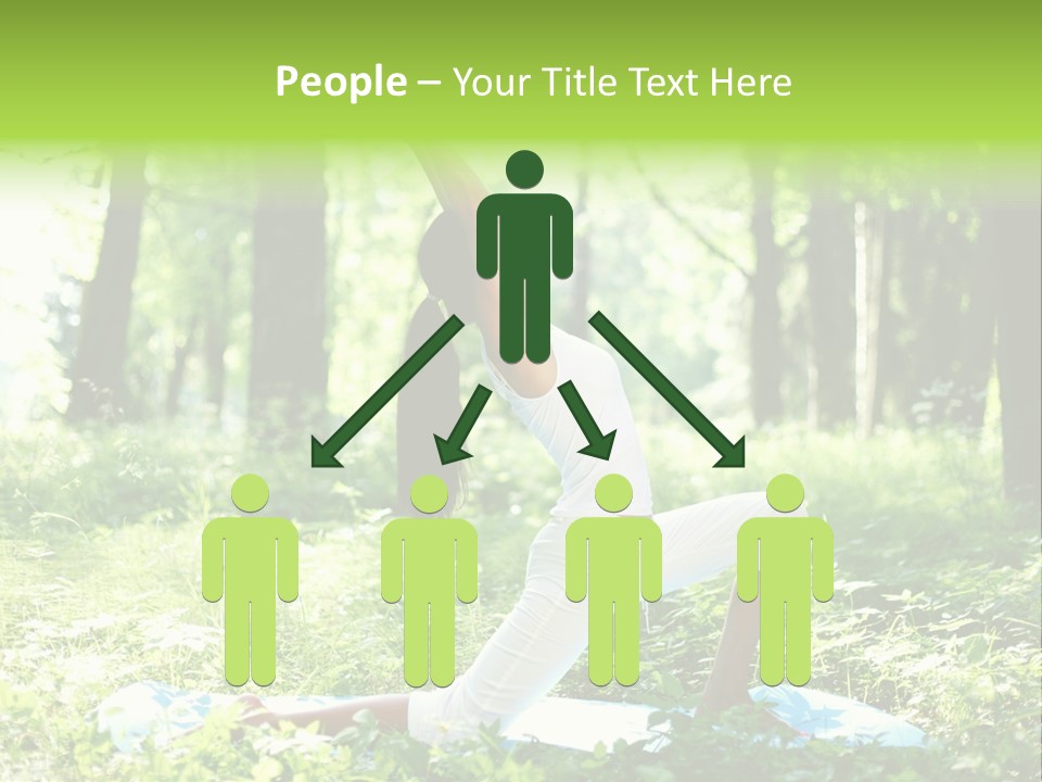 Yoga Trees Care PowerPoint Template