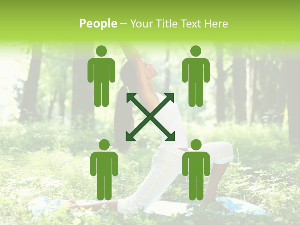 Yoga Trees Care PowerPoint Template