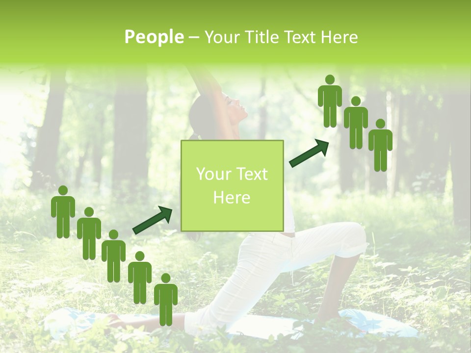 Yoga Trees Care PowerPoint Template