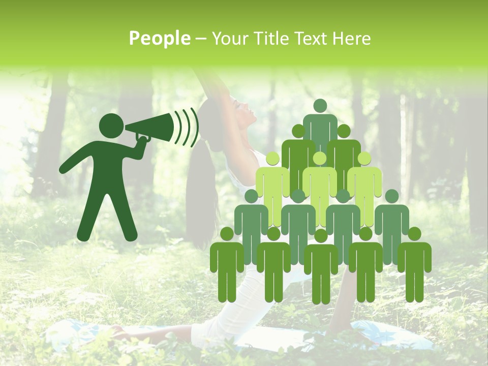 Yoga Trees Care PowerPoint Template