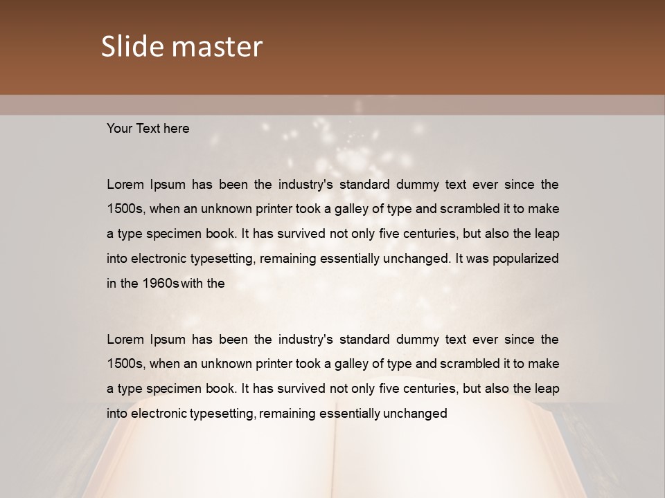 Fantasy Paper Blank PowerPoint Template