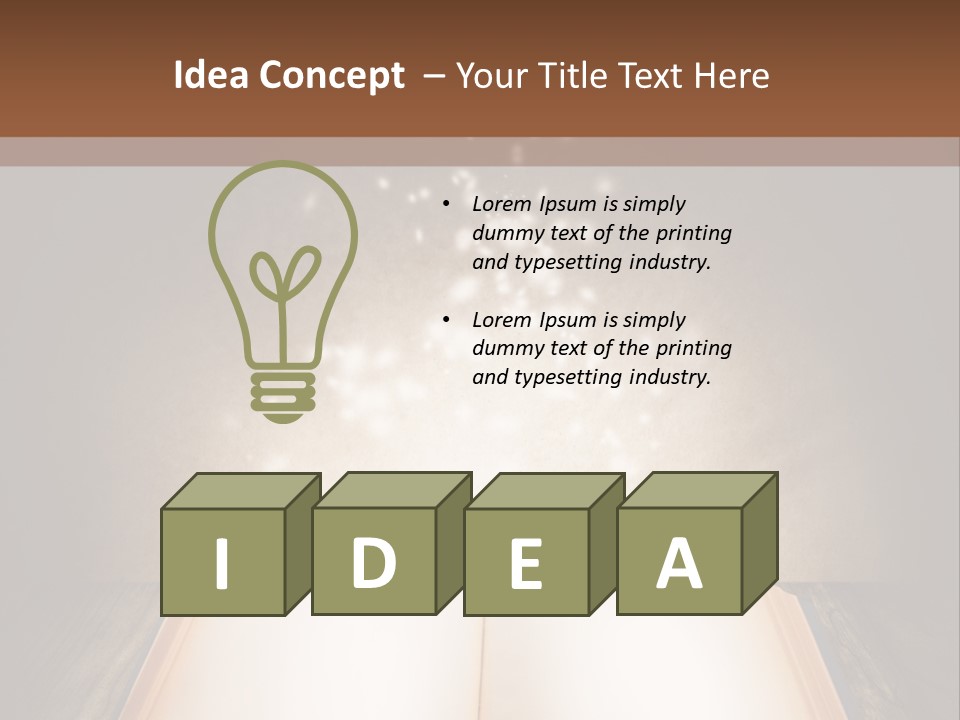 Fantasy Paper Blank PowerPoint Template