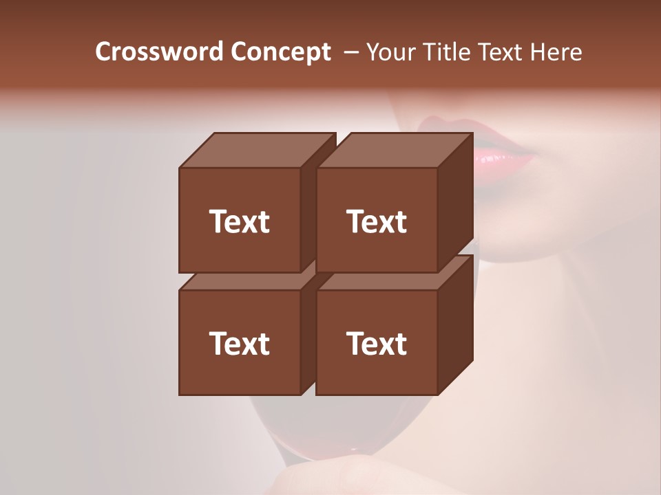 Female Enjoyment Bare PowerPoint Template