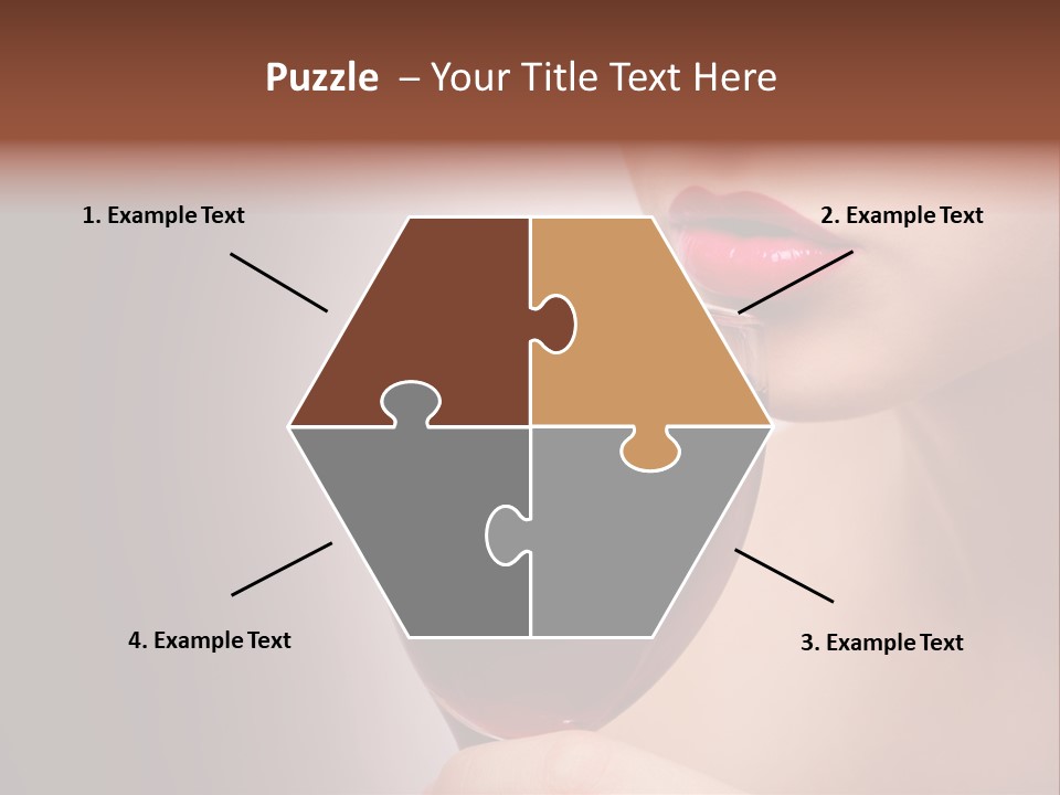 Female Enjoyment Bare PowerPoint Template