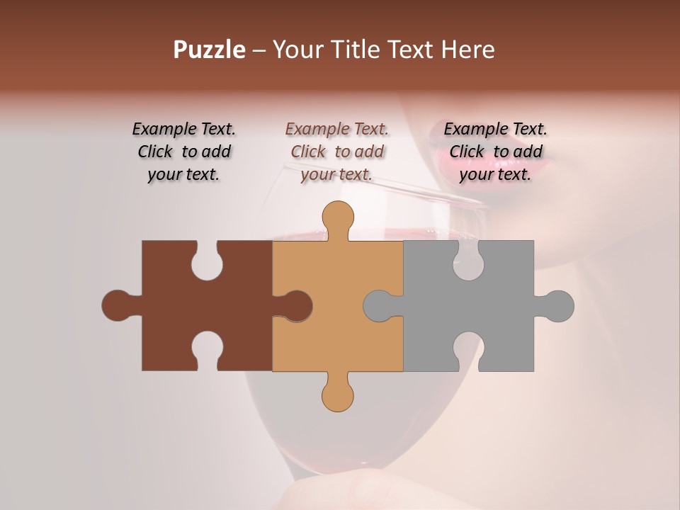 Female Enjoyment Bare PowerPoint Template