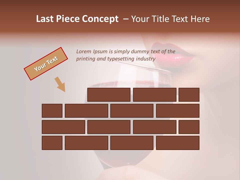 Female Enjoyment Bare PowerPoint Template