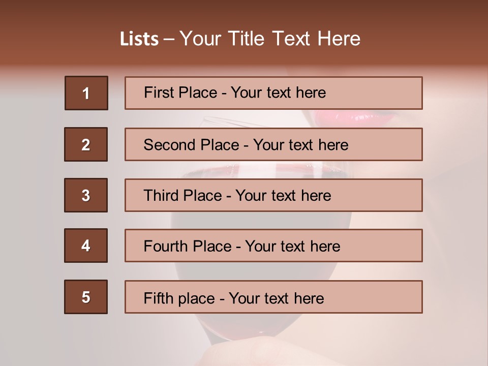 Female Enjoyment Bare PowerPoint Template