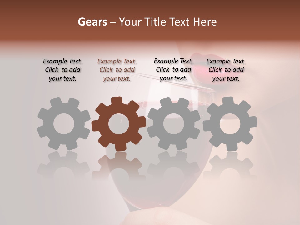 Female Enjoyment Bare PowerPoint Template