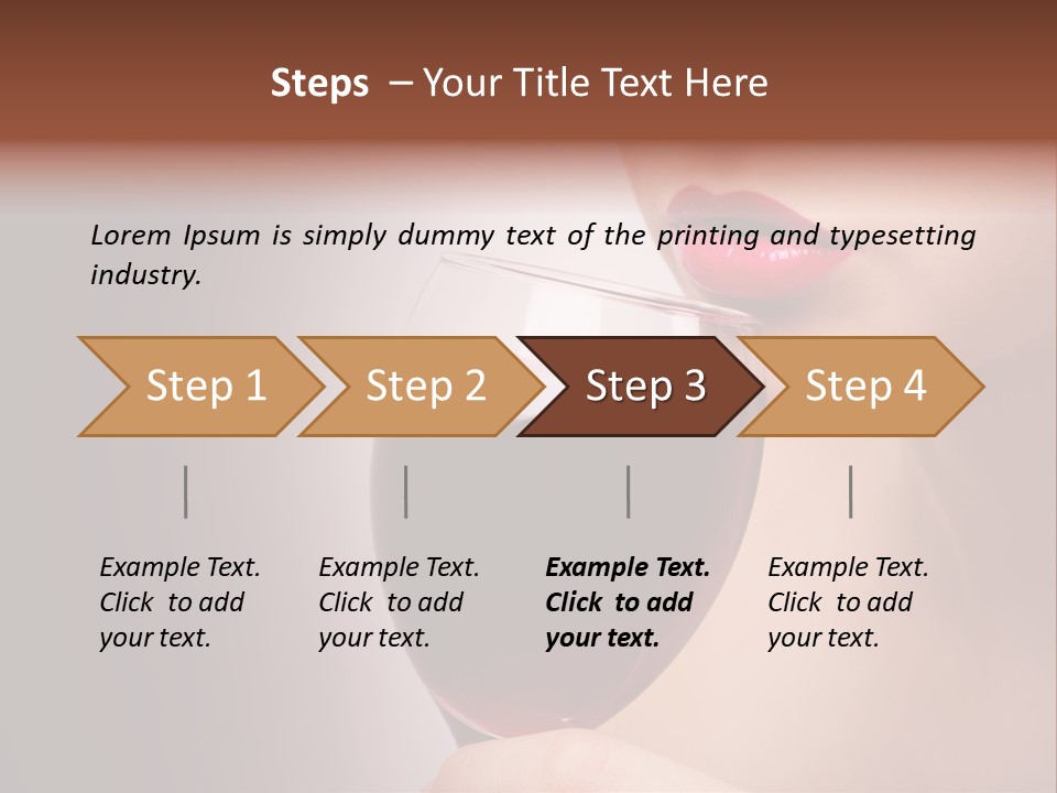 Female Enjoyment Bare PowerPoint Template