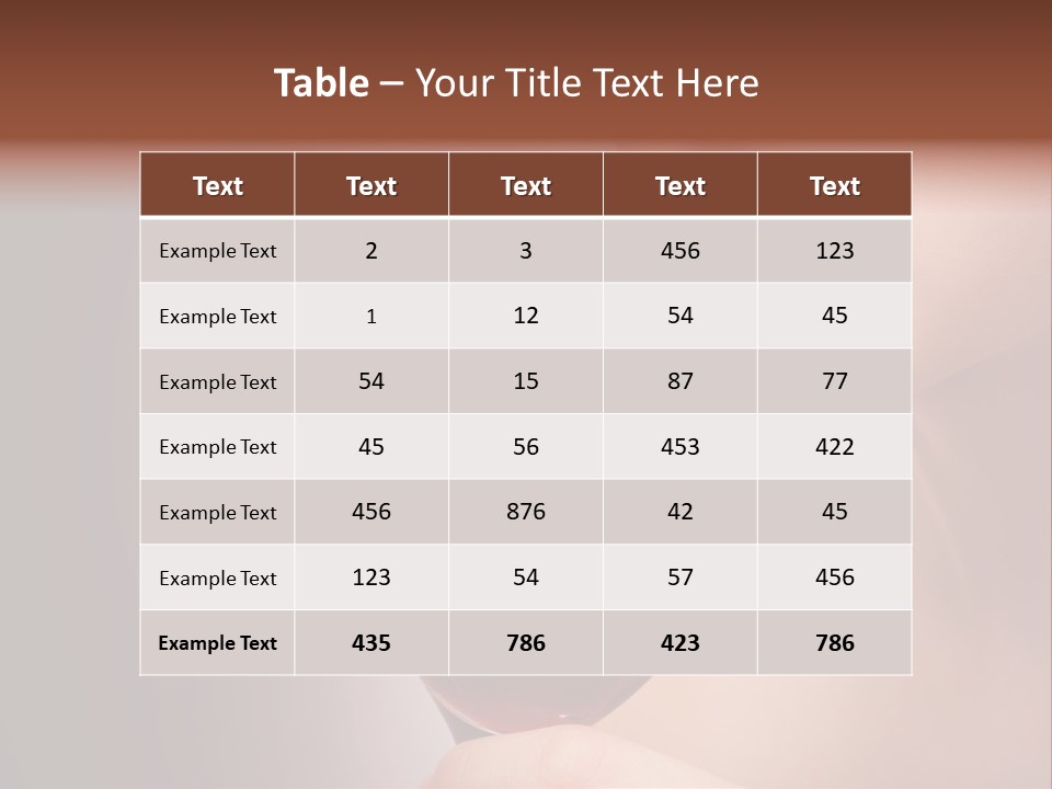 Female Enjoyment Bare PowerPoint Template