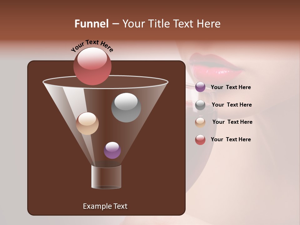 Female Enjoyment Bare PowerPoint Template