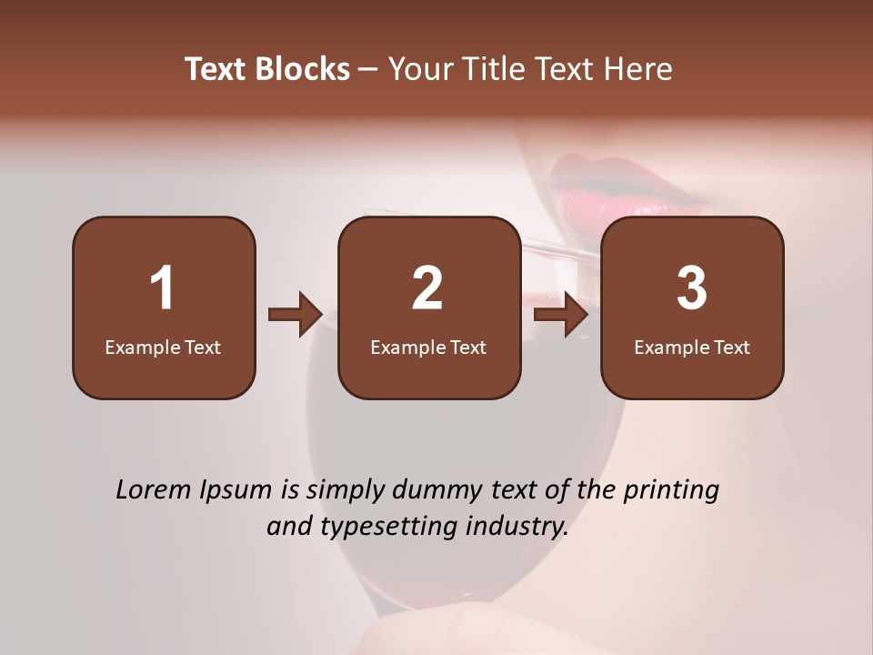 Female Enjoyment Bare PowerPoint Template