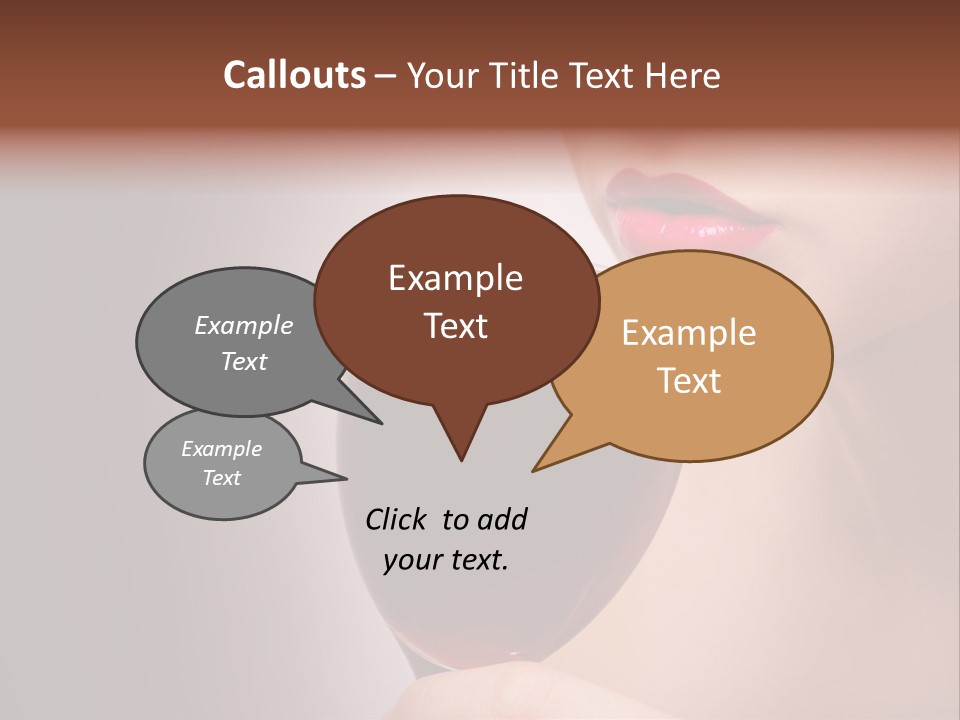 Female Enjoyment Bare PowerPoint Template