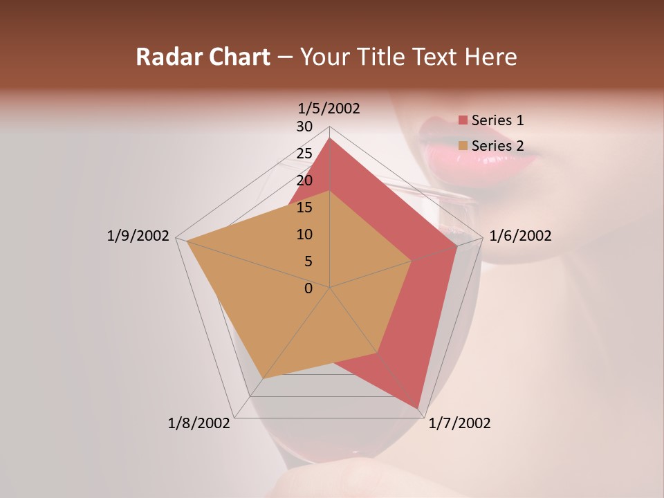 Female Enjoyment Bare PowerPoint Template