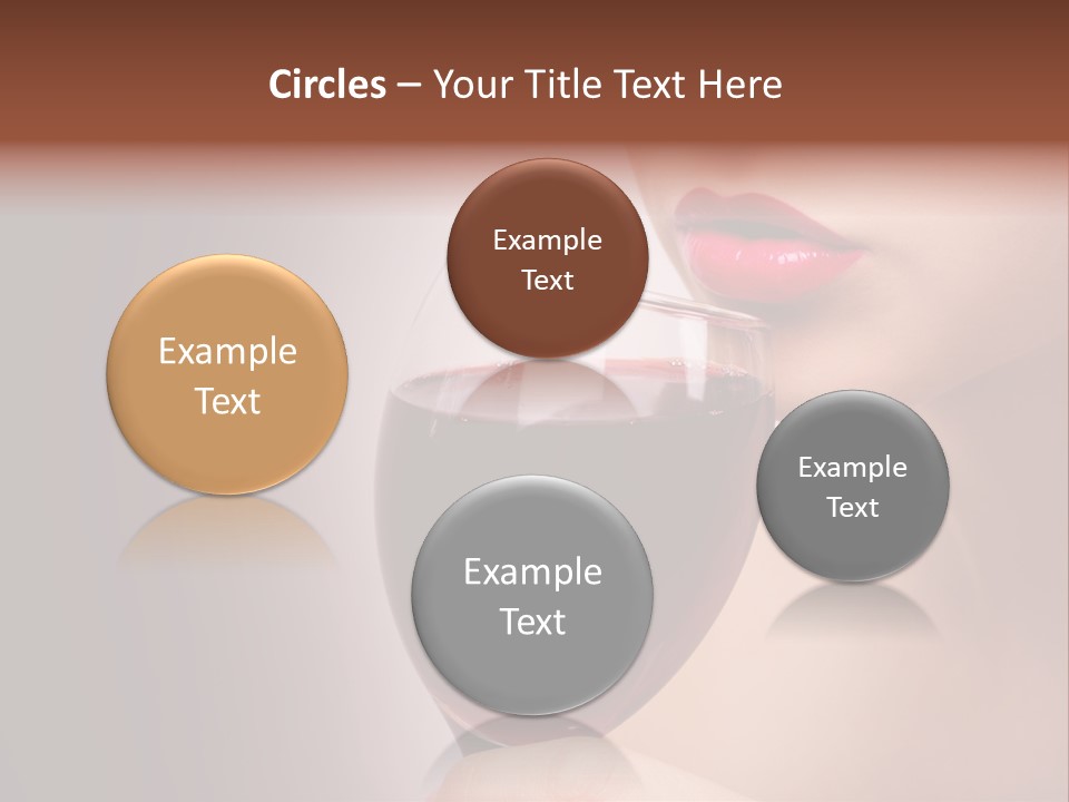 Female Enjoyment Bare PowerPoint Template