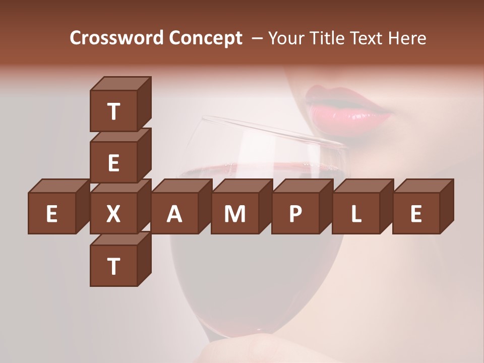 Female Enjoyment Bare PowerPoint Template