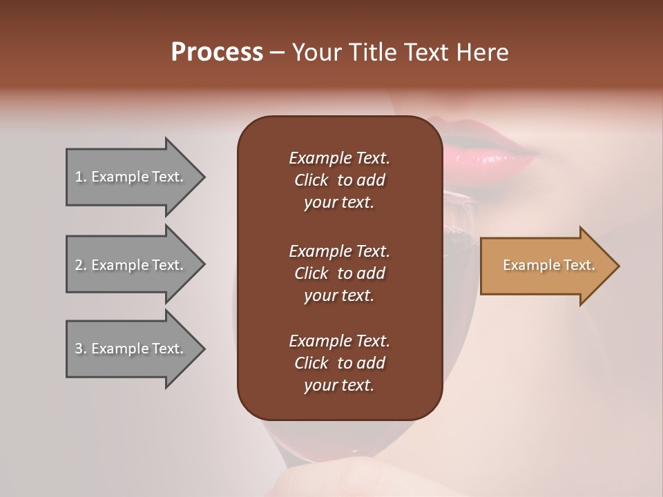 Female Enjoyment Bare PowerPoint Template