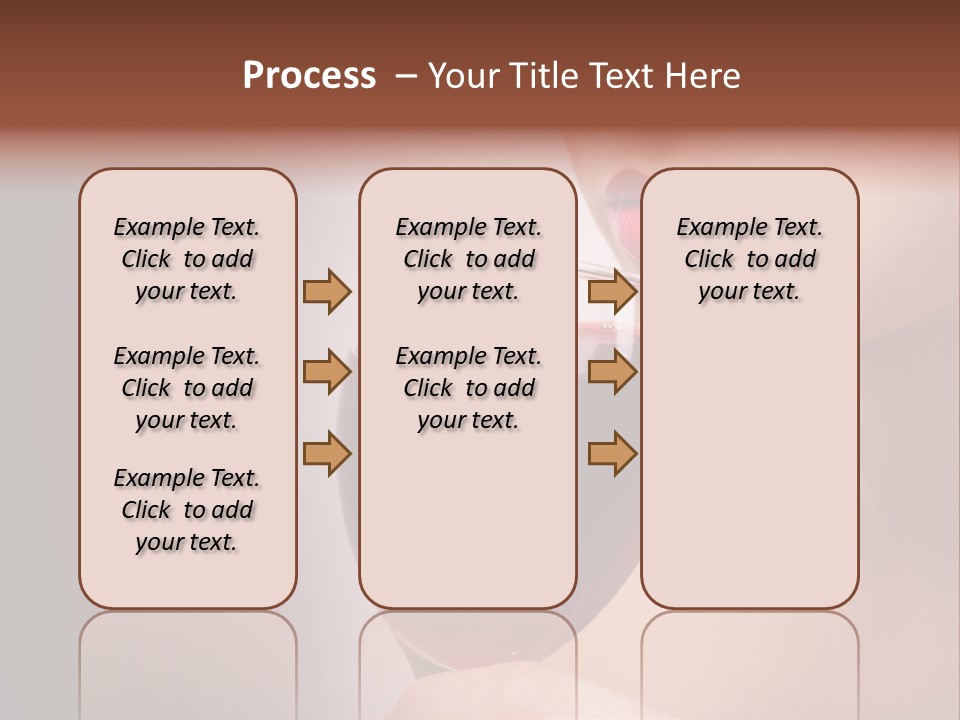 Female Enjoyment Bare PowerPoint Template