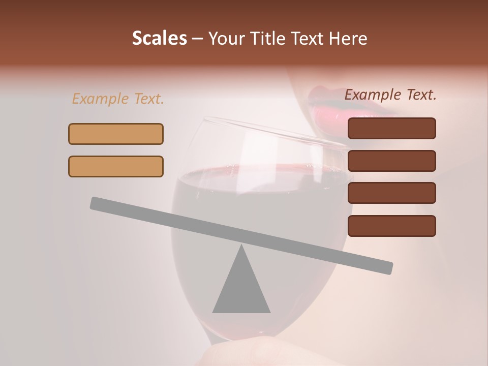Female Enjoyment Bare PowerPoint Template