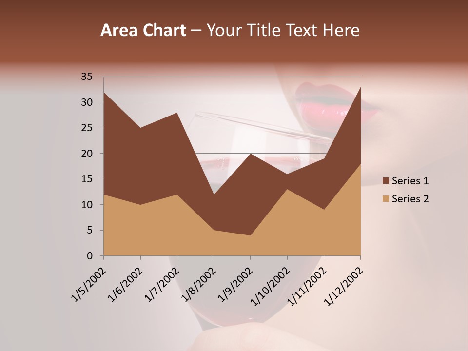 Female Enjoyment Bare PowerPoint Template