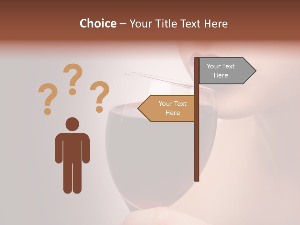 Female Enjoyment Bare PowerPoint Template