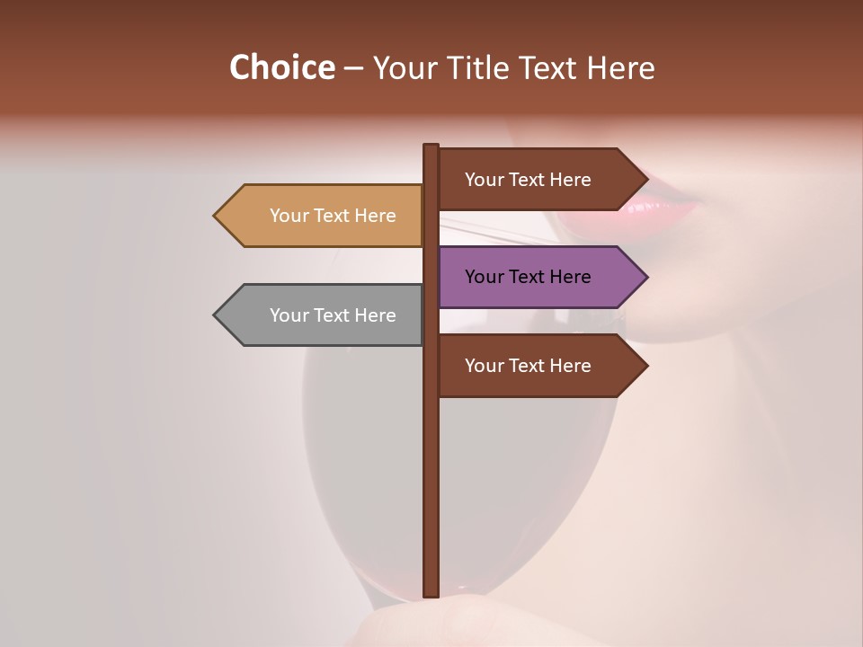 Female Enjoyment Bare PowerPoint Template