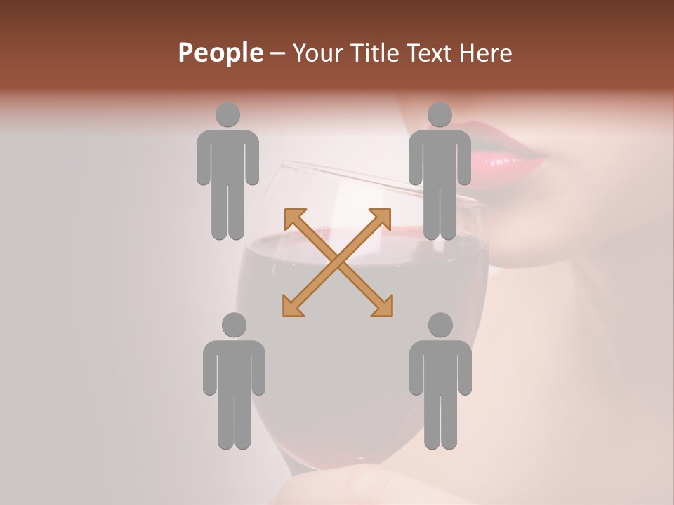 Female Enjoyment Bare PowerPoint Template