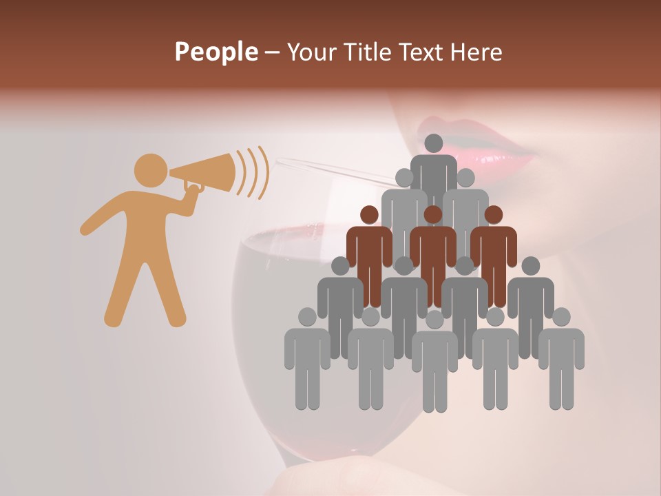 Female Enjoyment Bare PowerPoint Template