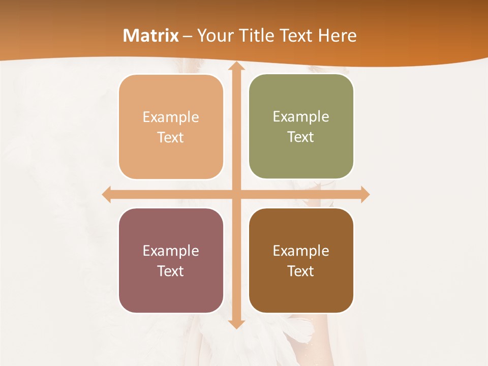 Standing Beautiful Vertical PowerPoint Template