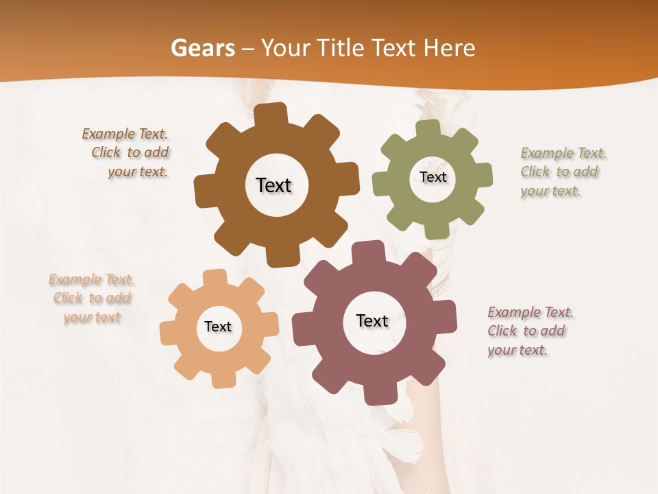 Standing Beautiful Vertical PowerPoint Template