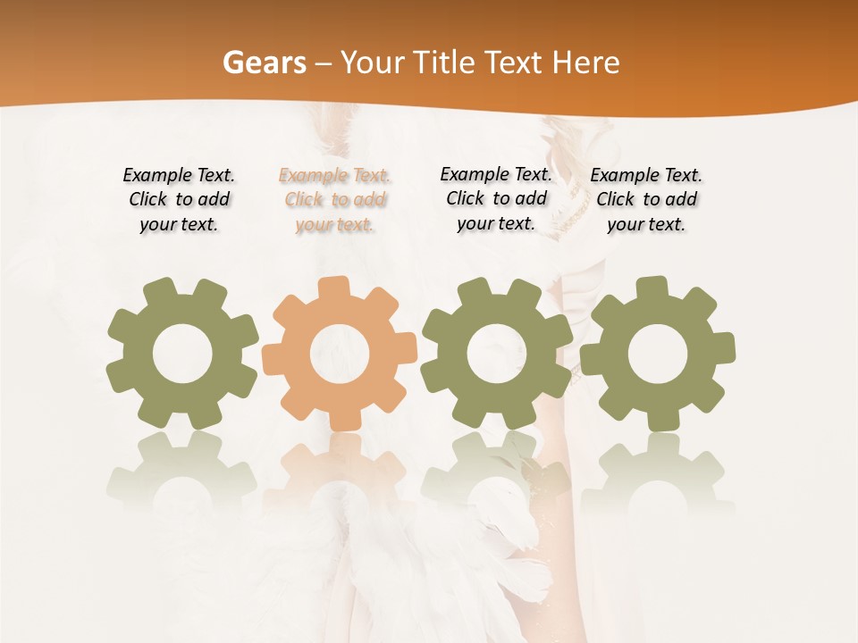 Standing Beautiful Vertical PowerPoint Template