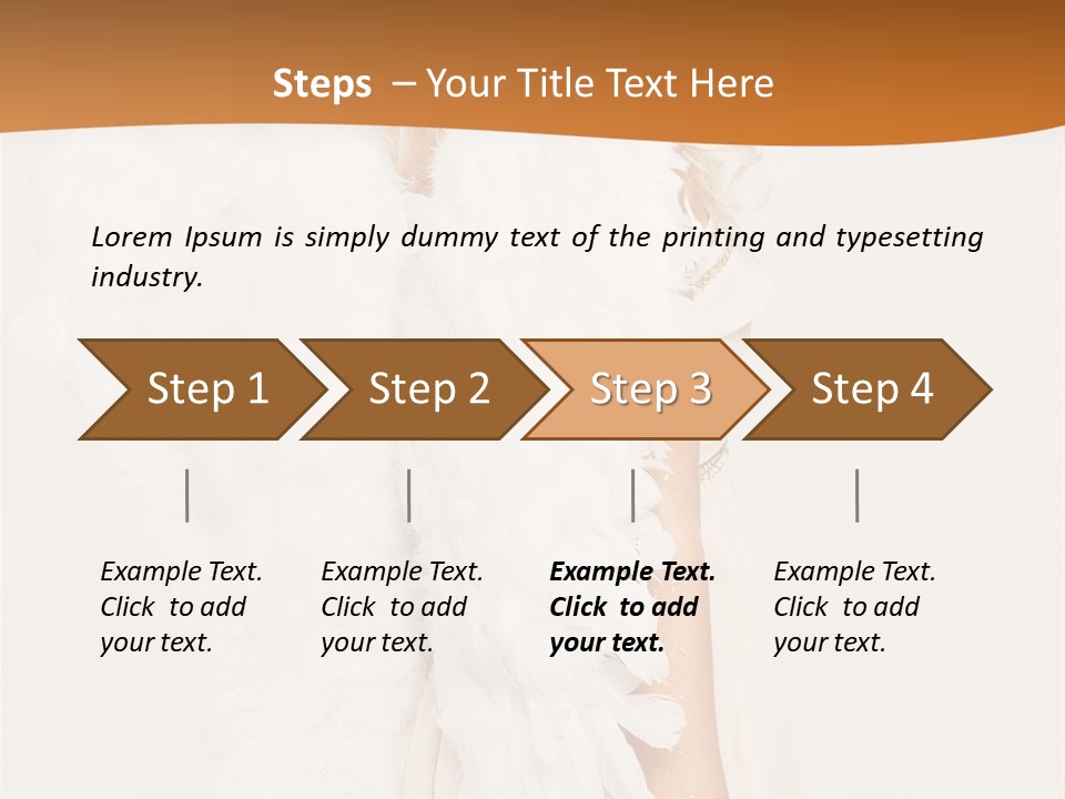 Standing Beautiful Vertical PowerPoint Template