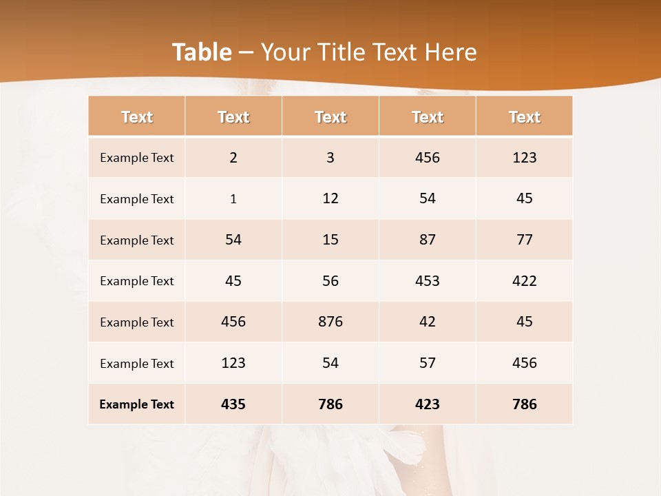 Standing Beautiful Vertical PowerPoint Template