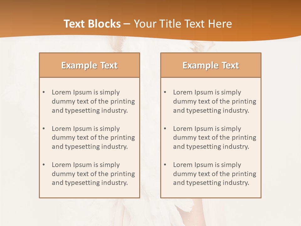 Standing Beautiful Vertical PowerPoint Template