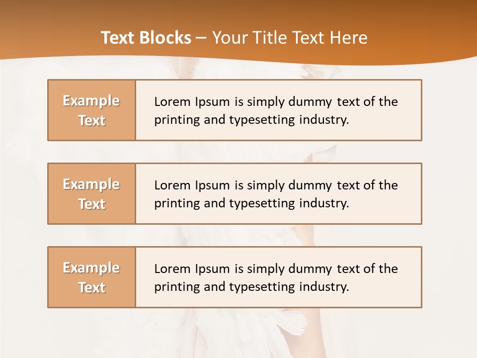 Standing Beautiful Vertical PowerPoint Template