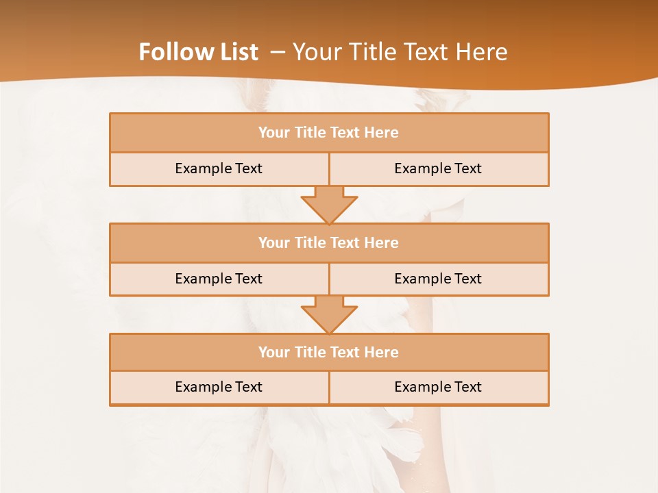 Standing Beautiful Vertical PowerPoint Template