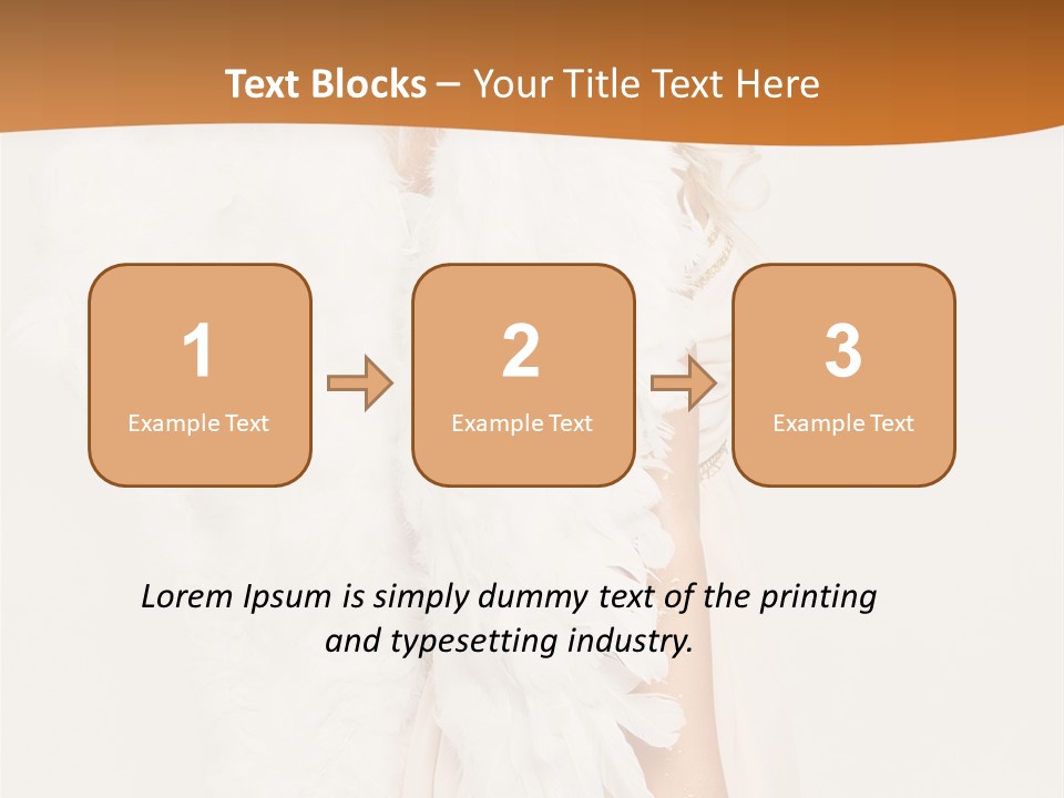 Standing Beautiful Vertical PowerPoint Template