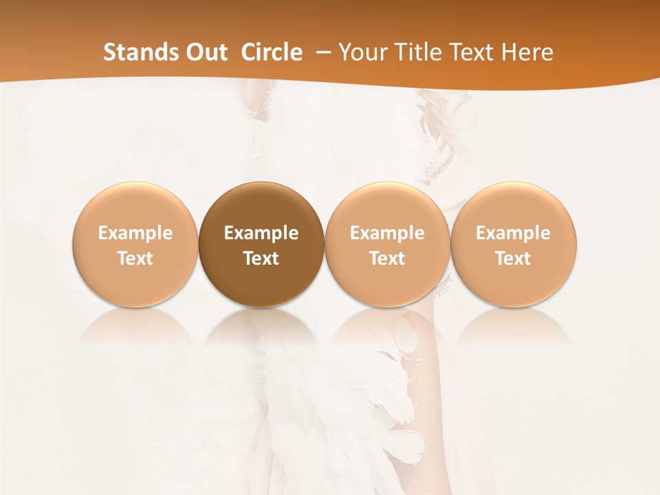 Standing Beautiful Vertical PowerPoint Template