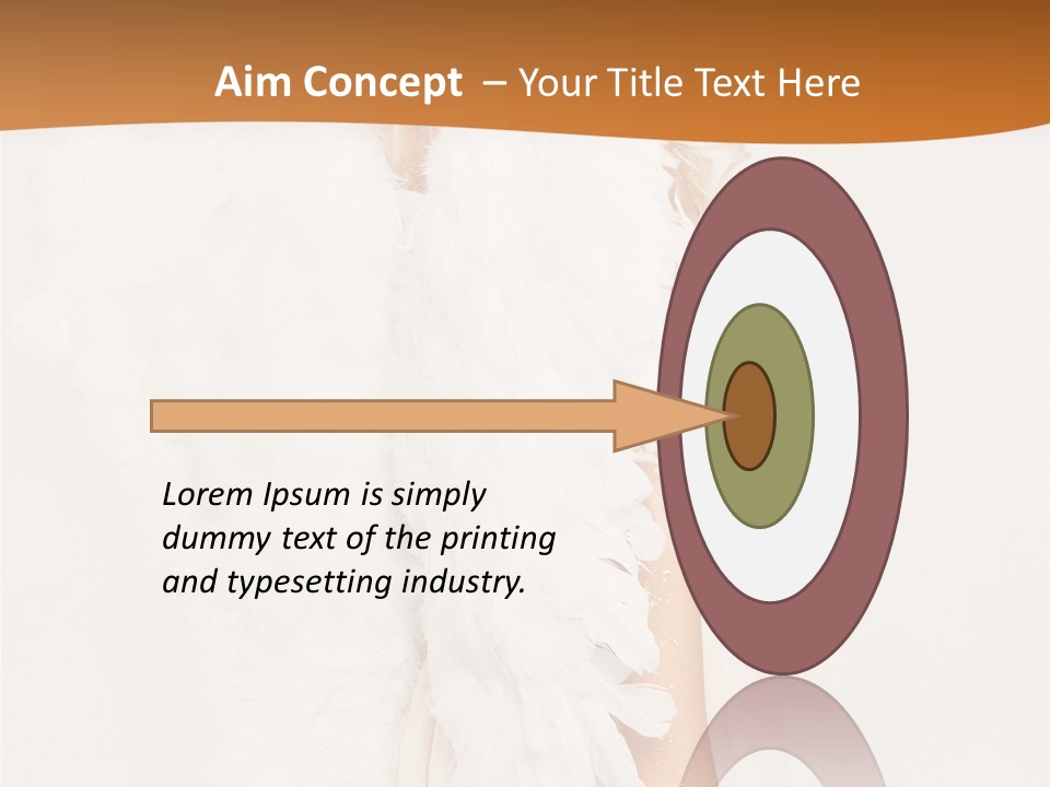 Standing Beautiful Vertical PowerPoint Template