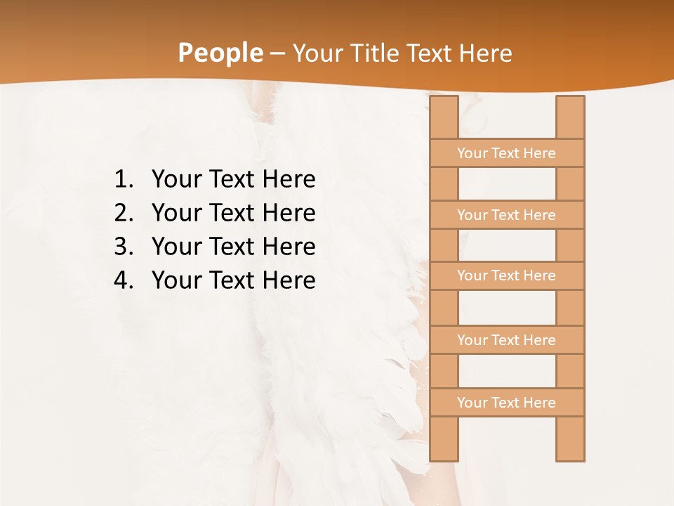 Standing Beautiful Vertical PowerPoint Template