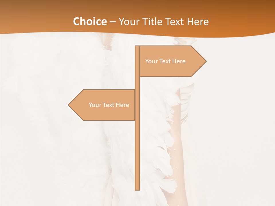 Standing Beautiful Vertical PowerPoint Template