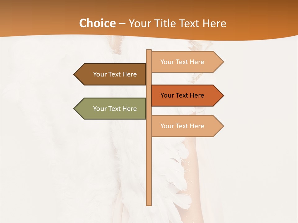 Standing Beautiful Vertical PowerPoint Template