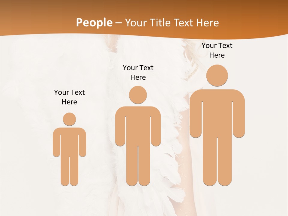 Standing Beautiful Vertical PowerPoint Template