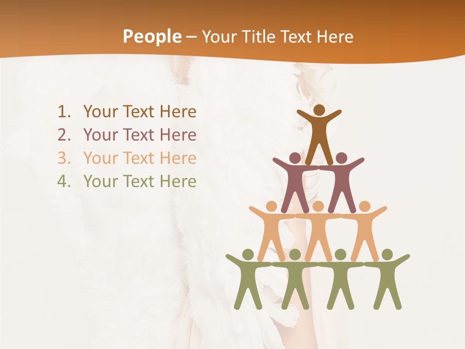 Standing Beautiful Vertical PowerPoint Template