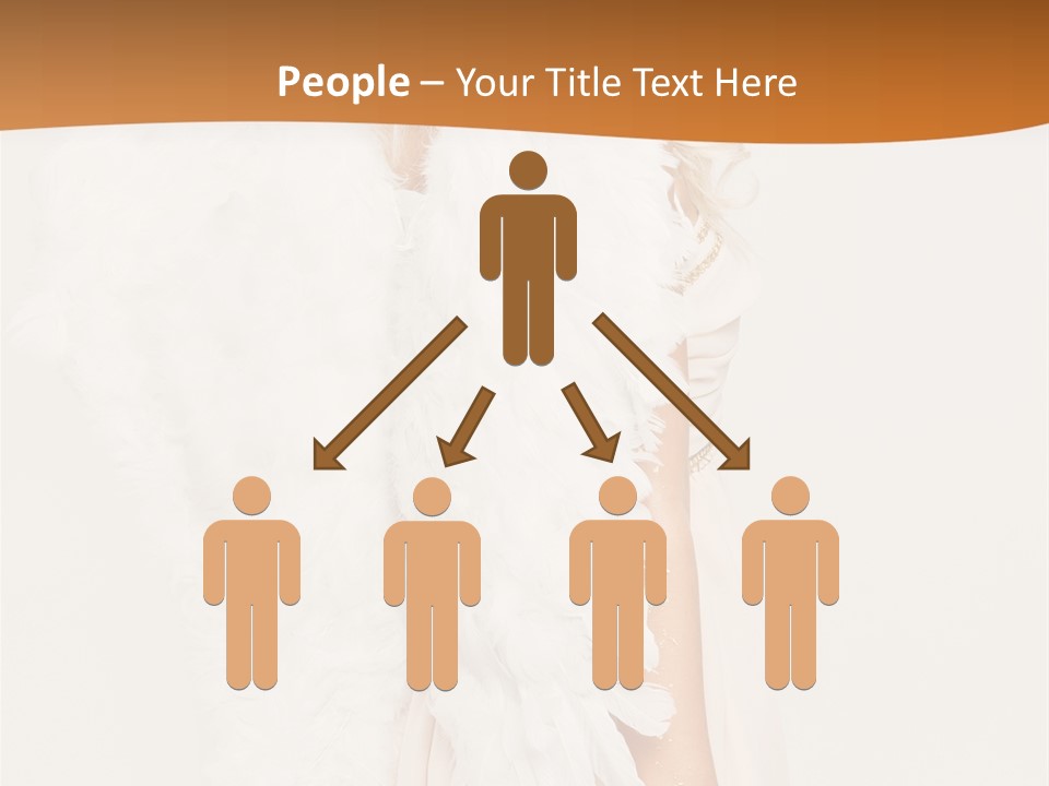 Standing Beautiful Vertical PowerPoint Template
