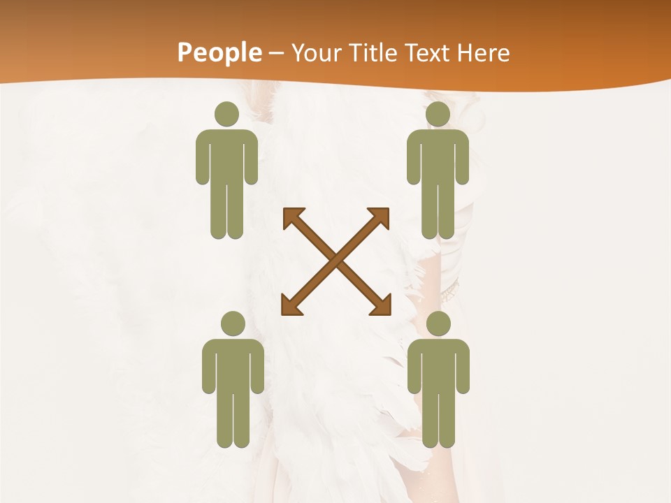 Standing Beautiful Vertical PowerPoint Template