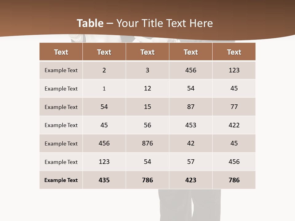 Concept Person Worker PowerPoint Template