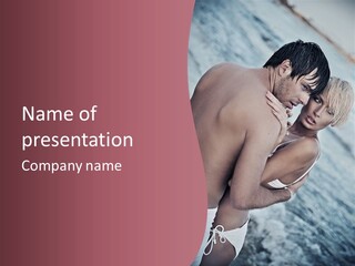 Outdoors Male Romantic PowerPoint Template