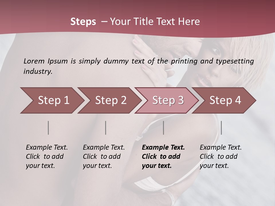 Outdoors Male Romantic PowerPoint Template