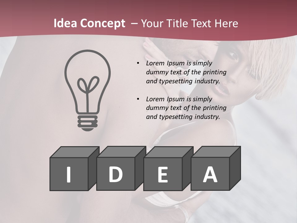 Outdoors Male Romantic PowerPoint Template